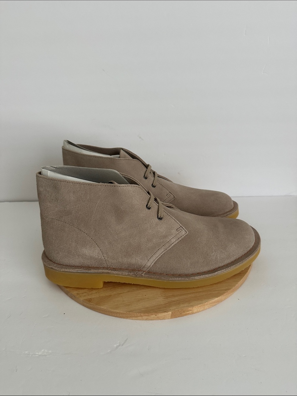 Clarks Mens Shepton Flat Heel Chukka Boots